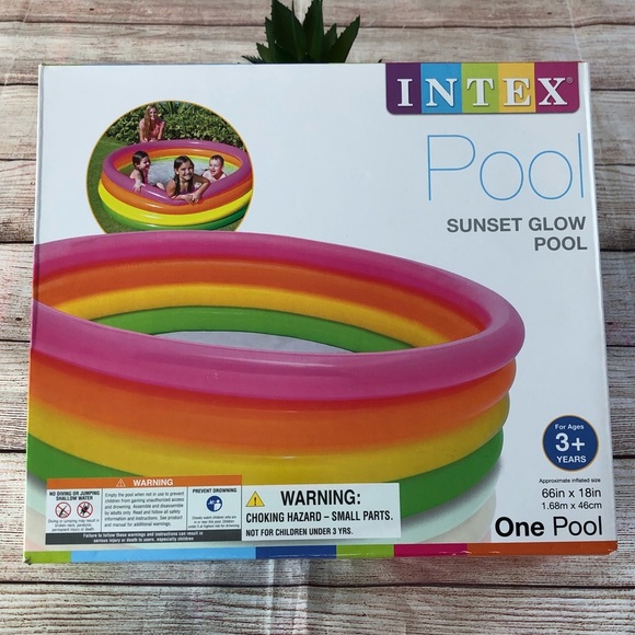 Sunset Glow Inflatable Pool - 66" x 18" - Picture 1 of 2